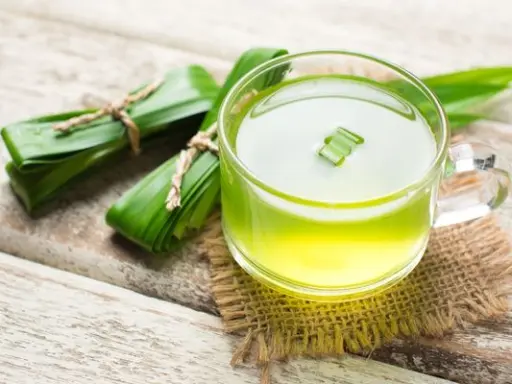 Iced Pandan Lemongrass Tea