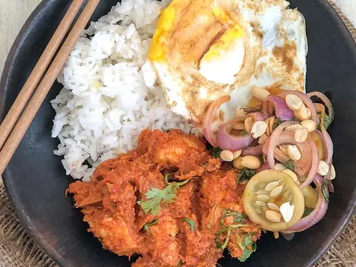 Chicken Rendang Rice Bowl