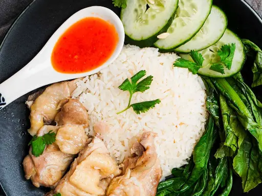Fragrant Chicken Oil Rice (Extra Bowl)
