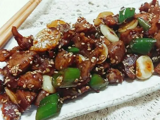 Chicken Gizzard with Sesame Oil